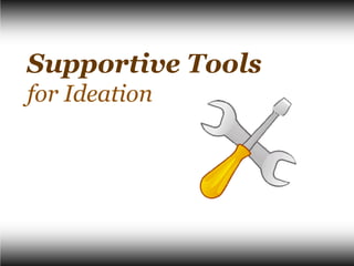 Supportive Tools
for Ideation
 