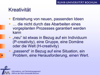 Kreativitaet in Teams