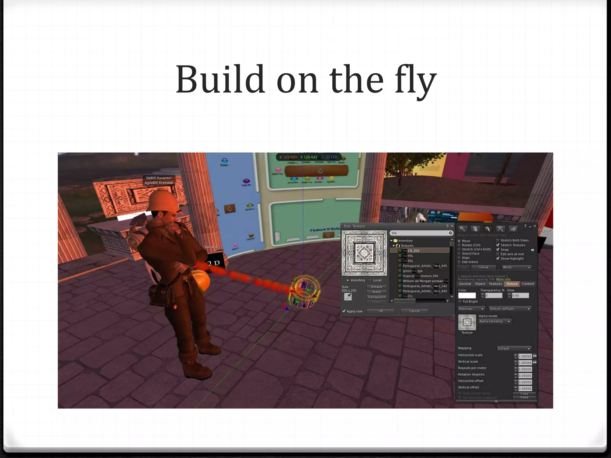 Build on the fly
 