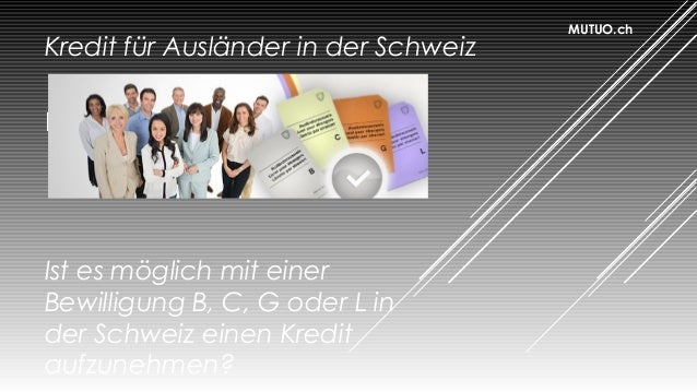 Privatkredit Fur Auslander Mit Bewilligung B C G Oder L