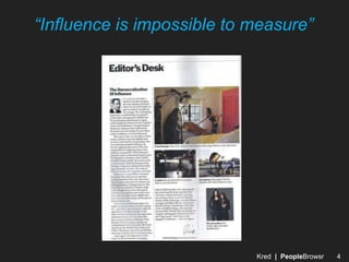 Kred - Measurable influence. We all have Influence Somewhere