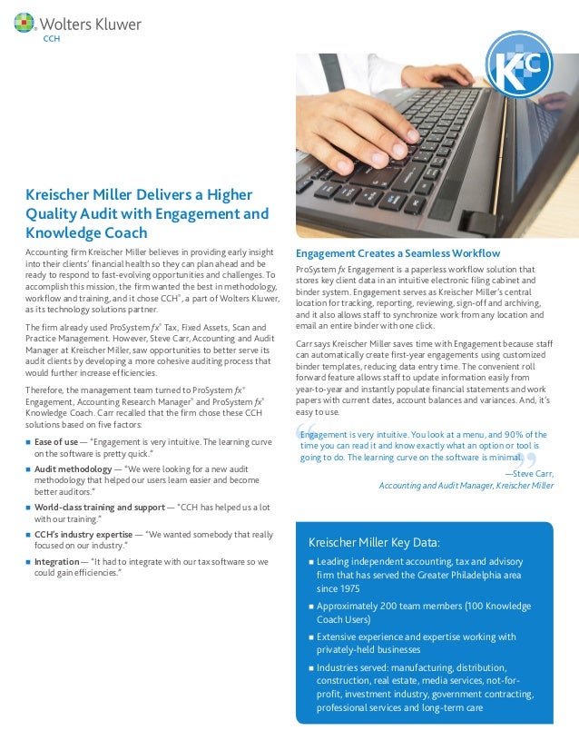 Kreischer Miller Delivers A Higher Quality Audit With Engagement And - 