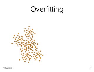 P. Raamana
Overﬁtting
24
 