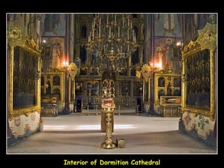 Interior of Dormition Cathedral 