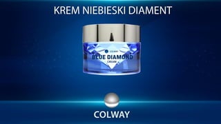 Krem niebieski diament
