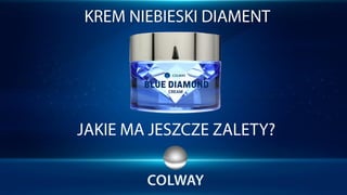 Krem niebieski diament