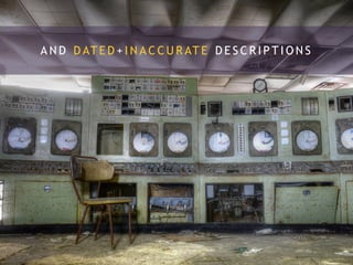 A N D D AT E D + I N A C C U R AT E D E S C R I P T I O N S
 