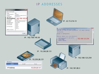 I P A D D R E S S E S
 