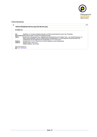 Online-Nachphase




	
                            	
  
	
  
                   Seite 19   	
  
 