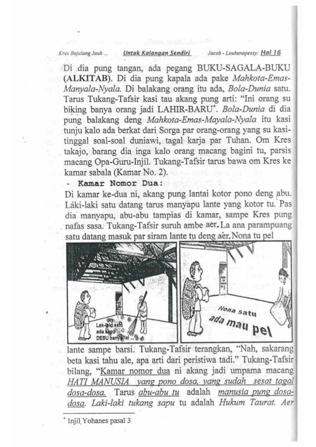 Kres bajalang jau par cari damai yang Tuhan Yesus su kasi