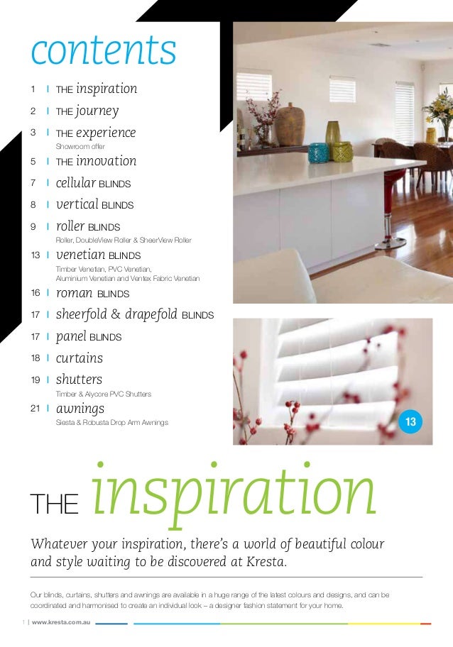 kresta cataloge 2014 blinds advertised flyer