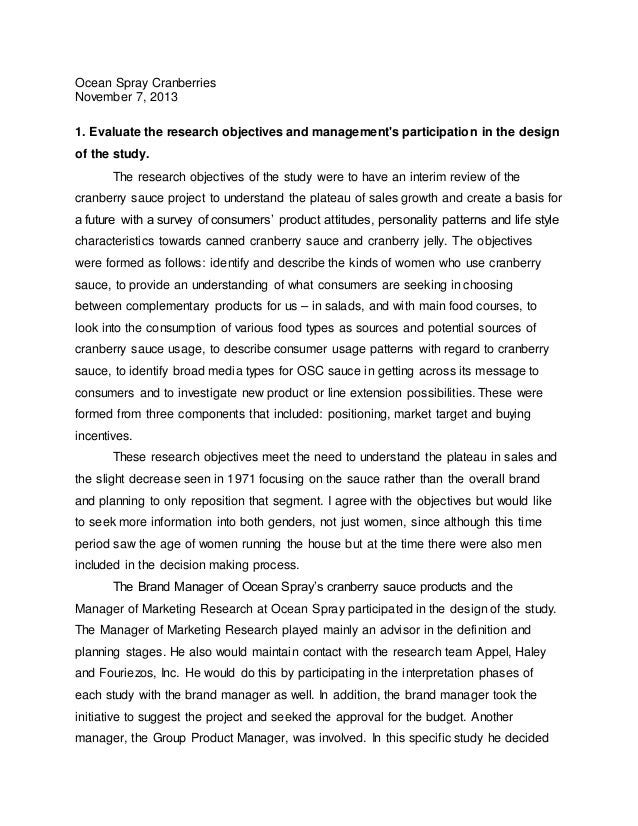 cranberry case study cranberry case study