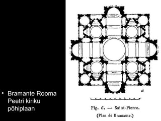 • Bramante Rooma
  Peetri kiriku
  põhiplaan
 