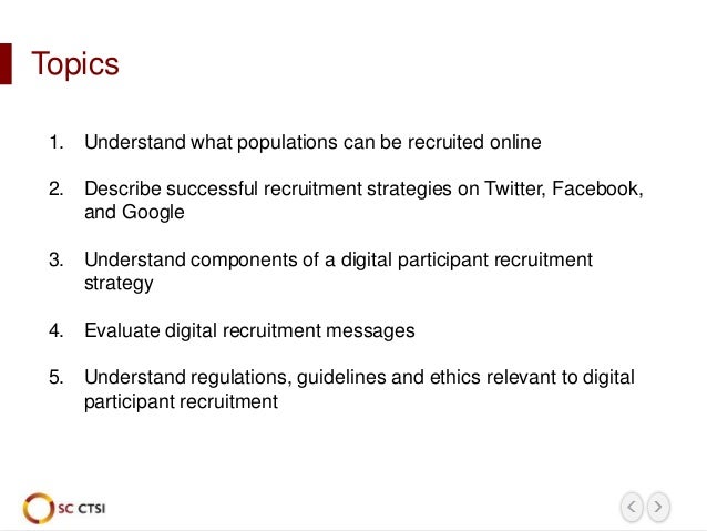 how to use digital and social media to recruit participants into rese what are acceptable flyers for research studies