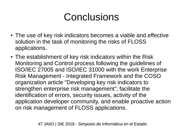 Theoretical framework for Risk management monitoring, review and ...