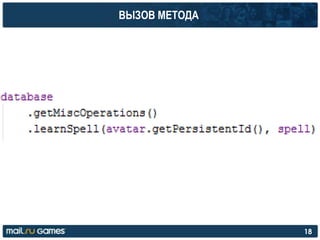 ВЫЗОВ МЕТОДА
18
 