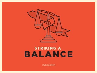 Striking a Balance- Kevin Richardson