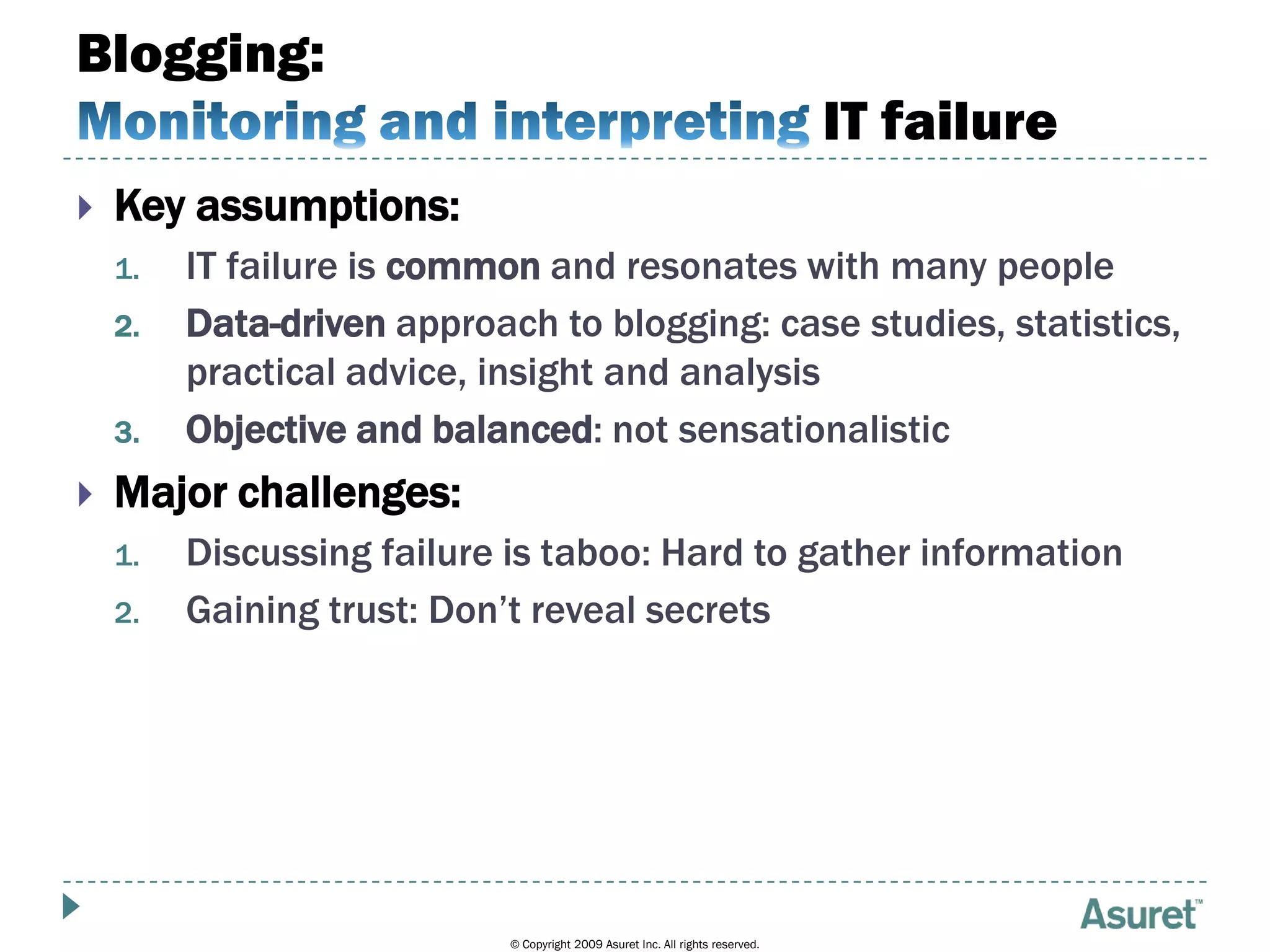 Project Governance and Failure