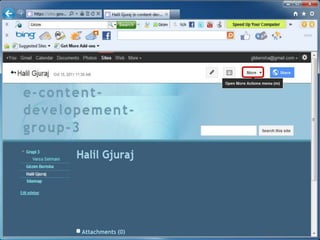 Krijimi i faqes në web site