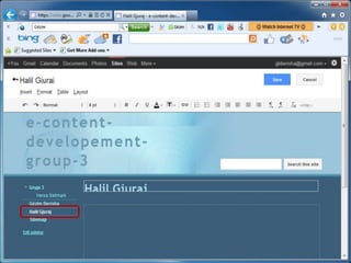 Krijimi i faqes në web site