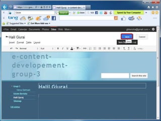 Krijimi i faqes në web site