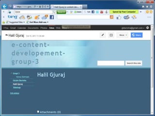 Krijimi i faqes në web site