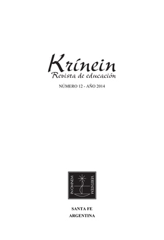 Krinen Nº 12, Revista de Educación, año 2014