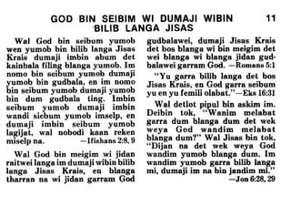 Kriol bible   help from above