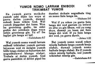 Kriol bible   help from above