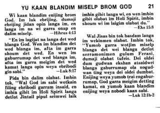 Kriol bible   help from above