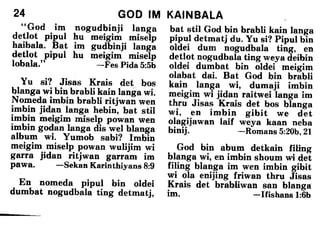 Kriol bible   help from above