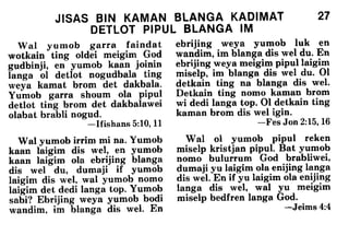 Kriol bible   help from above