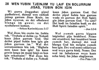 Kriol bible   help from above