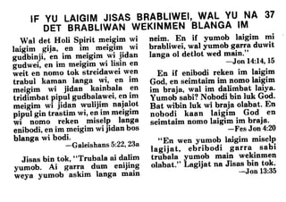 Kriol bible   help from above