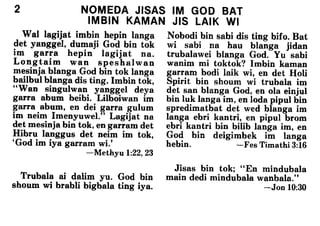 Kriol bible   help from above