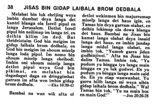 Kriol bible   help from above