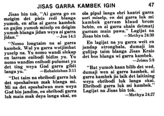 Kriol bible   help from above