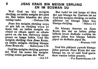 Kriol bible   help from above