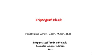 Comprehensive Overview of Classical Cryptography Techniques and ...