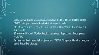 Kriptografi Perpangkatan | PPTX