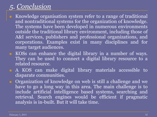 Knowledge Organisation Systems in Digital Libraries: A Comparative ...