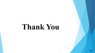 Thank You
16
 