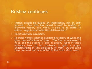 Krishna as leader