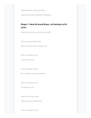 Top 8 Krishna Bhajan Lyrics in English.pdf