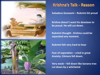 Krishna Rukmini Talking Krishna Leela Series - Part 55 - Talks Between Krishna and Rukmini | PPTX