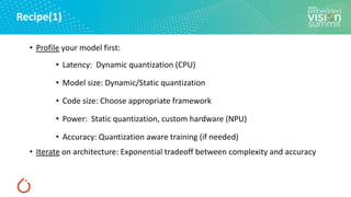 “Practical DNN Quantization Techniques and Tools,” a Presentation from ...