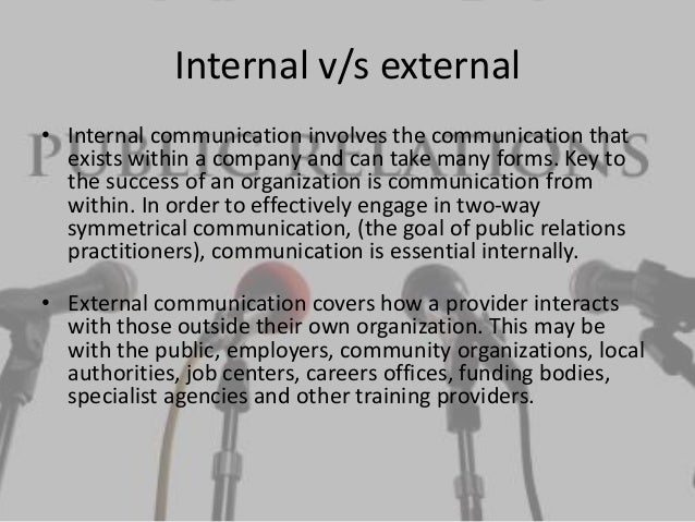 What is the difference between internal and external mail?