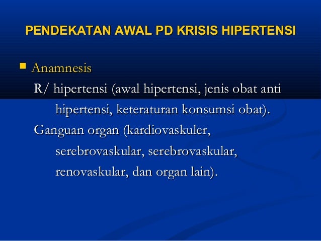 edema anti obat hipertensi Krisis