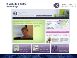 2. Website & TrafficHome Page 