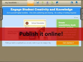 Publish it online!
